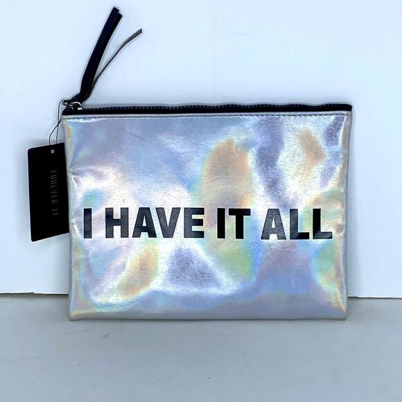 NEW…Silver/Black bag from Forever21 - Picture 1 of 4